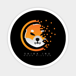 Shiba Inu - Crypto Token Coin - $SHIB - Digital Matrix - Moon Mission Magnet